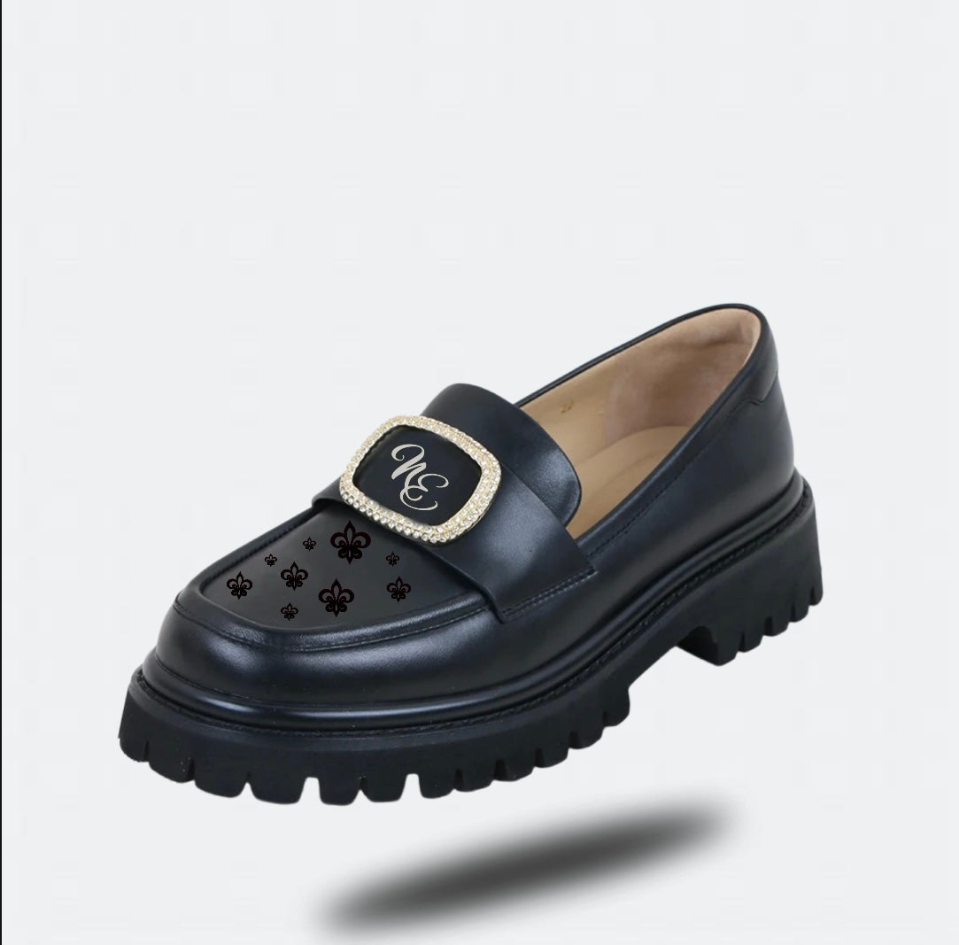 Initial Elegance Ankle Loafers