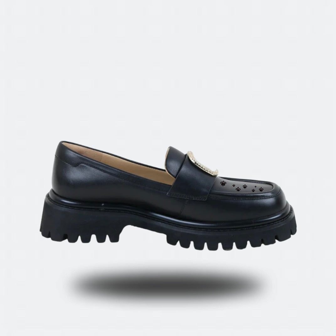 Initial Elegance Ankle Loafers